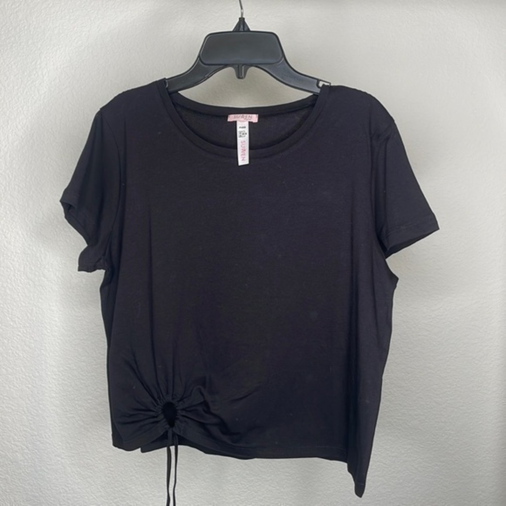 SUWEN  cropped shirt